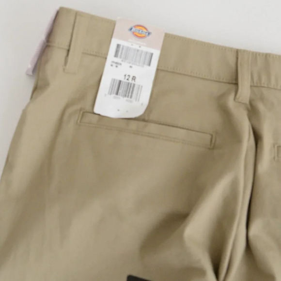 Dickies Beige Curvy Style Stretch Twill Pants Size 12R NWT - Picture 16 of 16